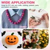 PATIKIL 1cm Pom Poms Wool Felt Balls Beads 10mm Light