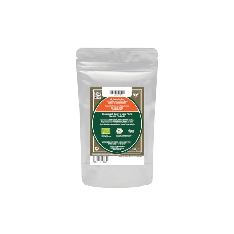 Azafran Organic Dandelion Root Tea Loose Cut - Dandelion Tea