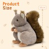 MorisMos 45cm tall squirrel cuddly toy XXL, giant squirrel soft