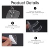 4 Pcs Razor Holder for Shower Self Adhesive Shaver Hooks