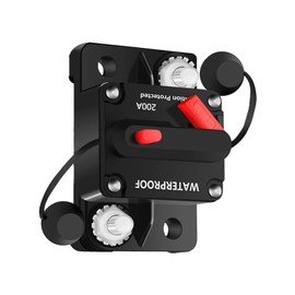 Audio Circuit Breaker | Vehicle Power Amplifier Protector - 12-48V Circuit Breaker Manual Reset Protection for Marine, Automotive, Truck, RV, Boat