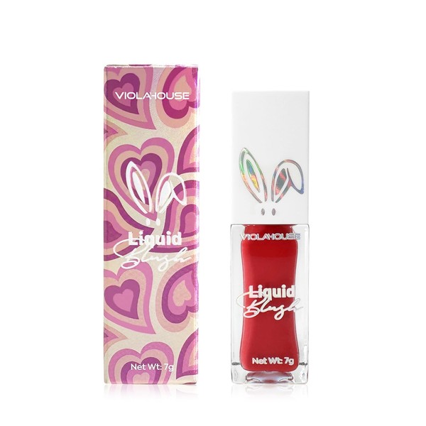 VIOLA HOUSE Liquid Blush, Langanhaltendes Flüssiges Rouge, Blush Rouge Flüssig