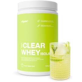 Vilgain Clear Whey Isolate, Fresh Fruity Protein Flavour, Sweetened with Stevia, Over 85% Protein, Natural Ingredients, No Artificial Flavours & Dyes, Perfect for Athletes, Fitness, 500 g
