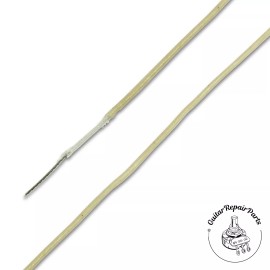 Gavitt Cloth Push-Back Hookup Wire, Tinned, 22AWG (1' ft) - White