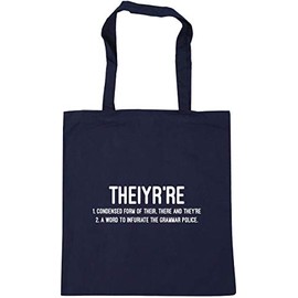 Hippowarehouse Theiyr're Definition Tote Shopping Gym Beach Bag 42cm x38cm, 10 litres