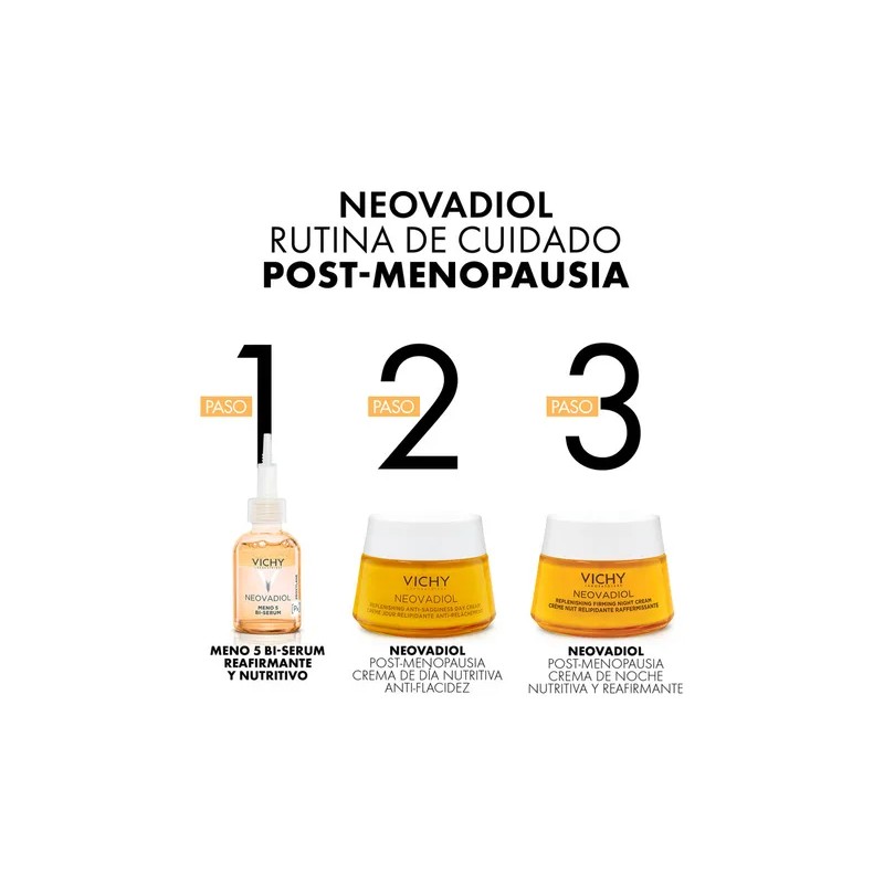 Crema Antiedad De Noche Post-menopausia Vichy Neovadiol 50ml para Todo