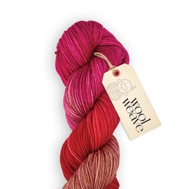 Hilo de lana merino Superwash para tejer y ganchillo - Hilo variegado teñido a mano premium, 100gr, 220 m, peso Dk - Lujoso, suave y duradero