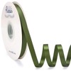 Ribbli Moss Green Satin Ribbon Double Faced Satin 3/8 Inch