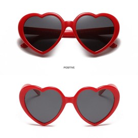 SJBNCai Kids Heart Sunglasses Cute Sunglasses for Girls Boys Age 3-10 Eyewear Outdoor Beach