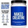 Naked Pure Micronized Creatine Monohydrate Powder - Unflavored, 500g, 1.1lb
