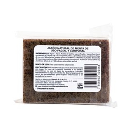 bienestar NEEM ERFRE Jabón Natural Artesanal Menta con Aceite Neem Oliva Tea Tree -Sin Parabenos Petrolatos Grasa Animal-150 g c/u - 5.29 oz each (Individual)
