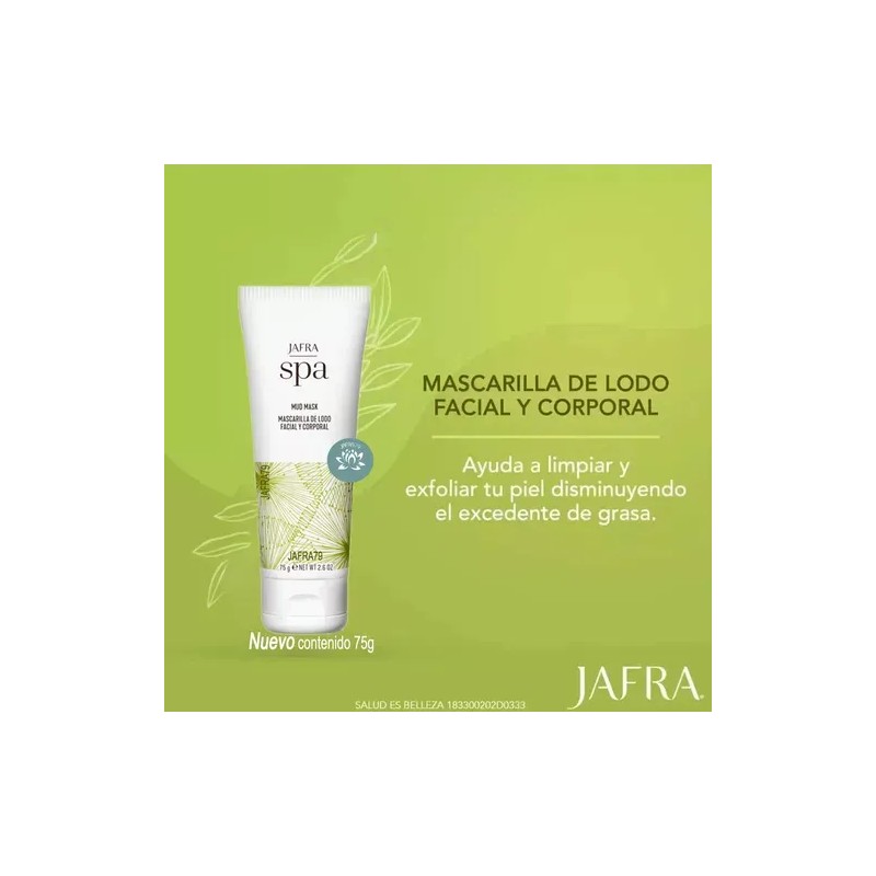 Mascarilla De Lodo Facial Y Corporal Jafra Spa