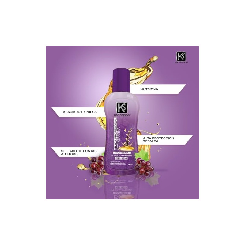 Kerashine Silica Premium Uva Tratamiento Capilar 100 ml
