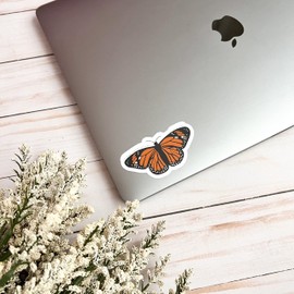 Christian faith Bible verse stickers by swaygirls | God, Jesus, religious decals | Romans 8:28 | All things together for good | Monarch butterfly