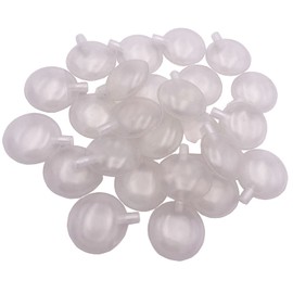Upstore 25PCS Clear Plastic Toys Squeakers Doll Inner Accsssories Repair Fix Dog Pet Baby Toy Noise Sound Voice Maker Insert Replacement(40MM)