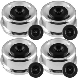 JADODE - Tapón antipolvo para cojinetes de remolque de 2.7 pulgadas con 8 tapones de goma, tapas de grasa de alta resistencia, pernos de metal para la mayoría de ejes de 725-8000 libras Dexter