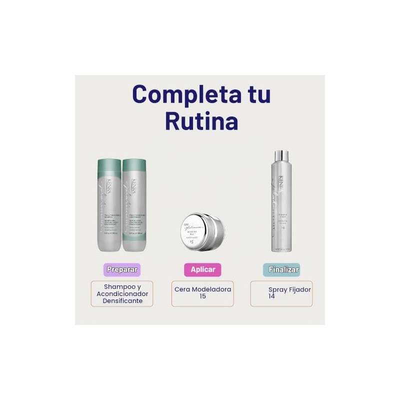 Kenra Platinum Working Wax 15 Cera moldeadora de acabado mate