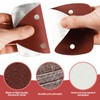 60 PCS Mouse Detail Sander Pads, 5 Holes Triangle Sandpaper,