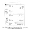 PrintWorks Professional 3 1/4" Perforated Paper, 500 Sheets, 24 lb,