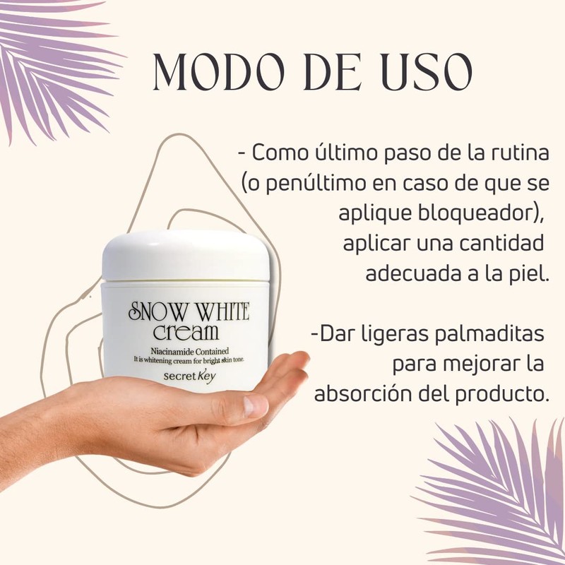 [Secretkey] Snow White Cream 50g Bb, Instant Whitening