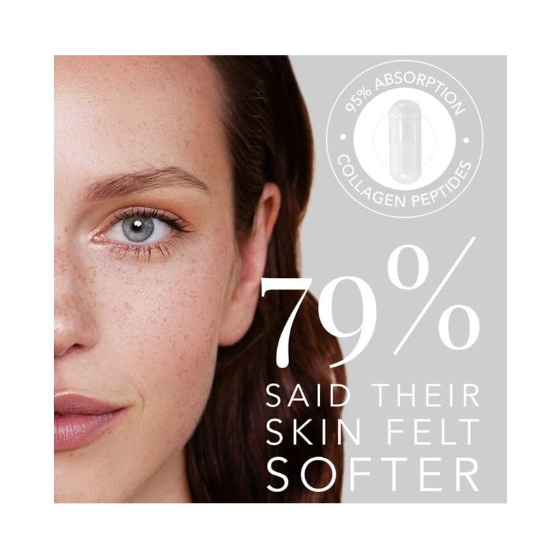 Collagen Tablets, Best Hydrolysed Protein Peptide Skin Supplement - 90