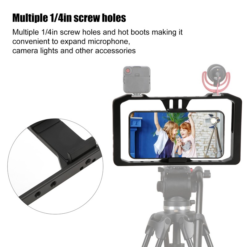 Manbily Phone Cage Grip Rig PD‑02 PRO 2 Metal Handheld