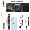 Jesir Trípode Bluetooth Selfie Stick con Luz De Relleno, Soporte