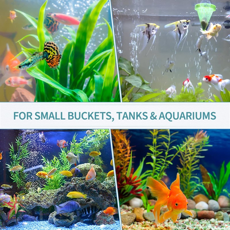 Pawfly Aquarium 0.8 Inch Air Stone Ball Bubble Diffuser Release