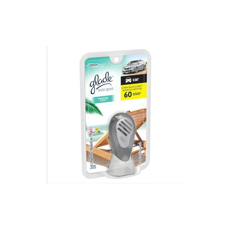 Glade Aromatizante de Ambiente Continuo para Auto, Aparato con Repuesto,