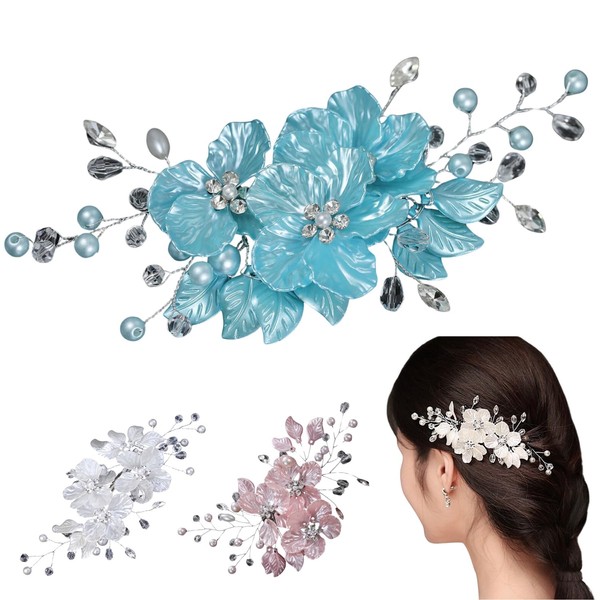 kinaviola Hair Clip, Fashion, Flower Pattern, Adult, Cute, Hair Accessory,