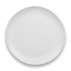 Tarhong TCC1105MDPW Matte Craft Coupe Dinner Plate, 10.6 inches (27 cm), Dish, Crack-resistant, Melamine Tableware, Plastic, Dishwasher Safe, One-Plate, Stylish, Cute, Lightweight, Outdoor, Camping