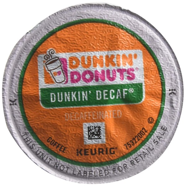 Dunkin' Donuts 24306977 Decaf Single-Serve K-Cup Pods Medium Roast Coffee 44 Count