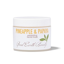 Good Earth Beauty Facial Masque - Pineapple & Papaya Exfoliating Powder Mask Natural - 2 Ounce