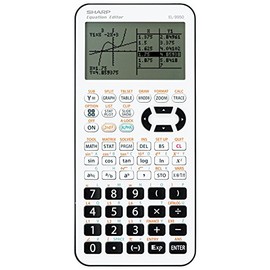SHARP SH EL 9950 Graphing Calculator 7-Digit Display 827 Functions D.A.L Input White / Black