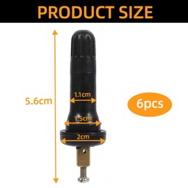 HARY TPMS Tyre Pressure Monitoring System - 4PCS Car Tyre Valve Stems with Pressure Sensor, Anti-Explosion Metal Valve Cores for Auto Tire Maintenance