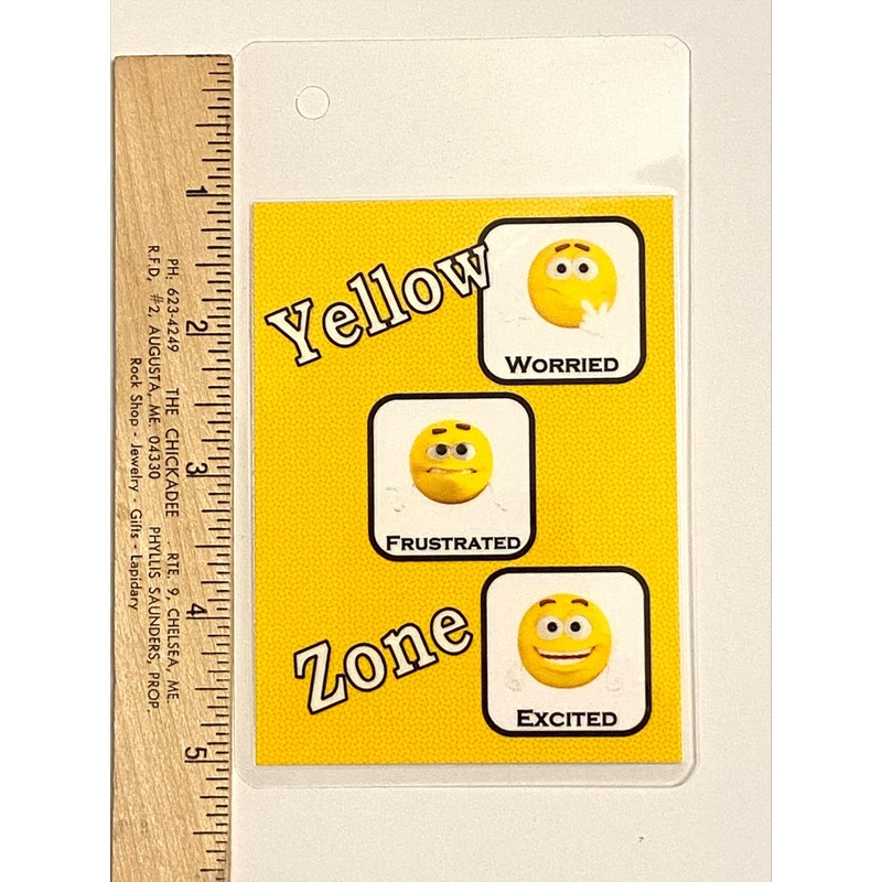 Self Regulation Zones Travel Cards Help identify feelings and work