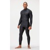 DEVOPS 3 Pack Men's Athletic Turtle Neck Long Sleeve Compression