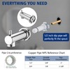 YASINU Slip on Tub Spout with Diverter Universal Tub Diverter