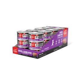 ORIJEN Premium Pate Wet Kitten Cat Food in Bone Broth Chicken & Salmon Entrée 3oz Cans (24 Count)