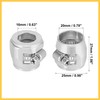 REPAIROCK 4pcs AN10 Hex Car Hose Finisher Clamp Adapter Fitting