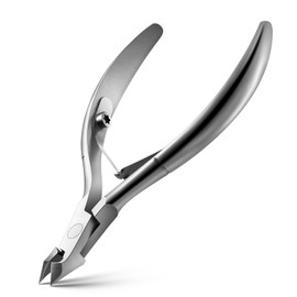 FVION Cuticle Nippers Stainless Steel Cuticle Nippers Extra Sharp with Precise Cut Cuticle Scissors Fine Cuticle Remover on Cuticle Fingers and Toes (5 mm)