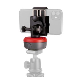 JOBY Spin Phone Mount Kit, Includes Bluetooth Electronic Head, Phone Mount - Motion Control, Motorized Mobile Phone Panning Base, Video Panoramic, Vlogging, Content Creation, Time Lapse, App Control