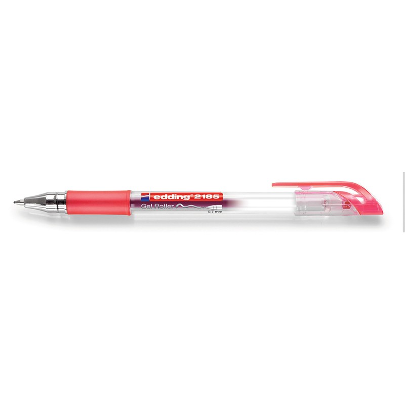 Edding 2185 Gel Rollerball Pens (Standard Colours), 7 Pieces, 0.7