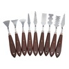 9PCS Professional Spatula Paint Mixture Scraper Set Artist Oil Painting