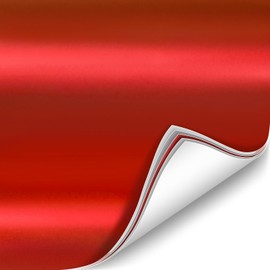 VViViD ColorFusion PPF by VViViD, Satin Chrome Red Dry Apply PPF Vinyl Car Wrap Roll 6ft x 5ft