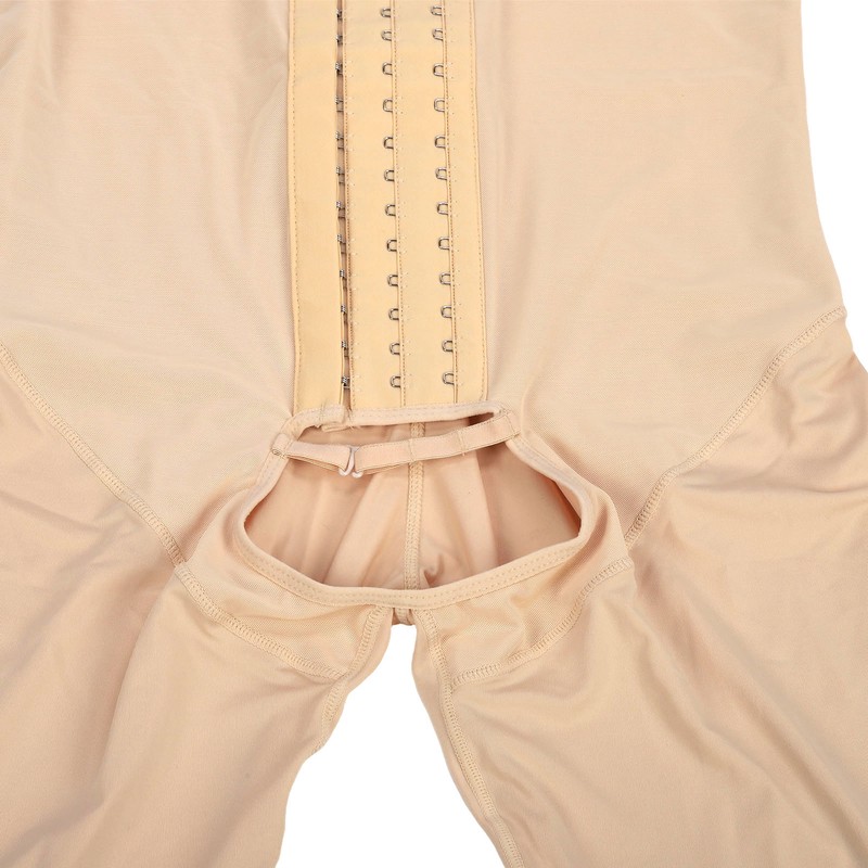 Men Shapewear Bodysuit Soft Breathable Adjustable Postoperative Compression Slimming Bodysuit