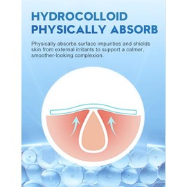 Parches para acne, 250 piezas, Estrellas para granos, 7 tamaños, 5 formas/colores, Hidrocoloides pimple patches que se adaptan con precisión a diferen