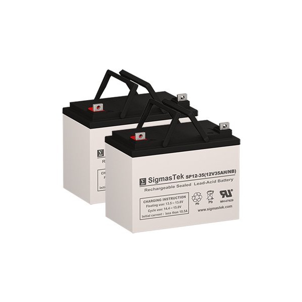 Hoveround Affinity Wheelchair Battery Replacement Set by SigmasTek - 2