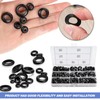 Rubber Grommets for Holes Cables Assorted 260 Pcs Rubber Grommet