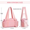 WLLWOO Small Gym Bag for Women with Wet Pocket, Mini